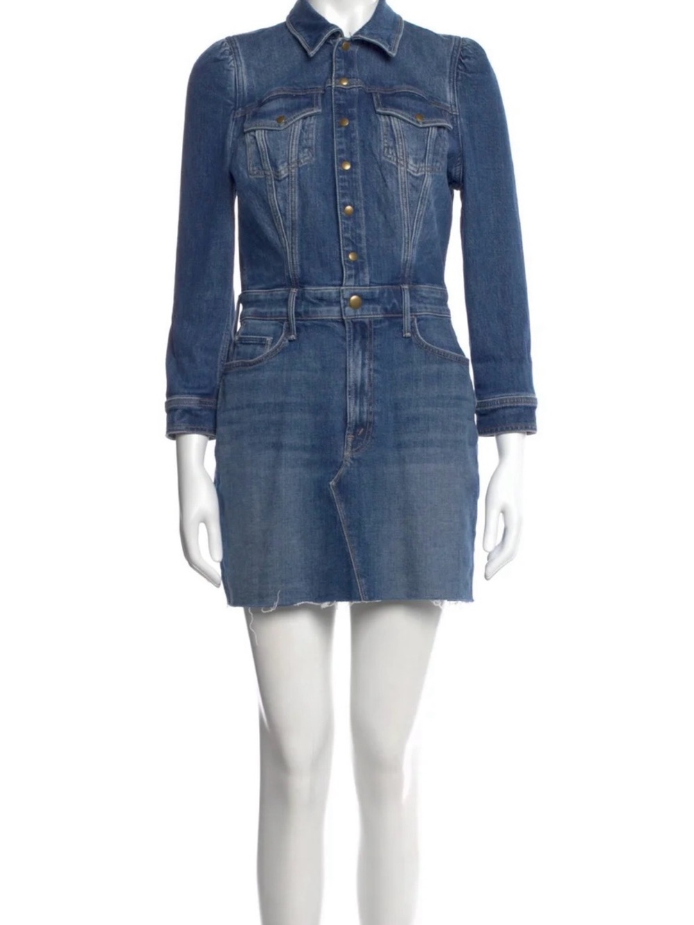 MOTHER Denim Mini Garment Dress